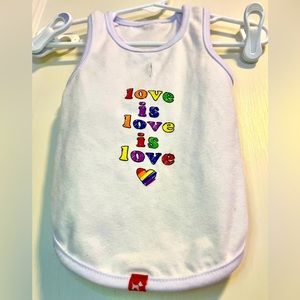 Size Small to Medium Dog Pride Tee